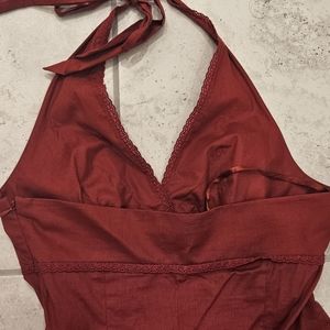 BCBGMAXAzria Halter Dress